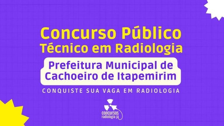 Concurso Radiologia Prefeitura Municipal de Cachoeiro de Itapemirim Vaga para técnico em radiologia
